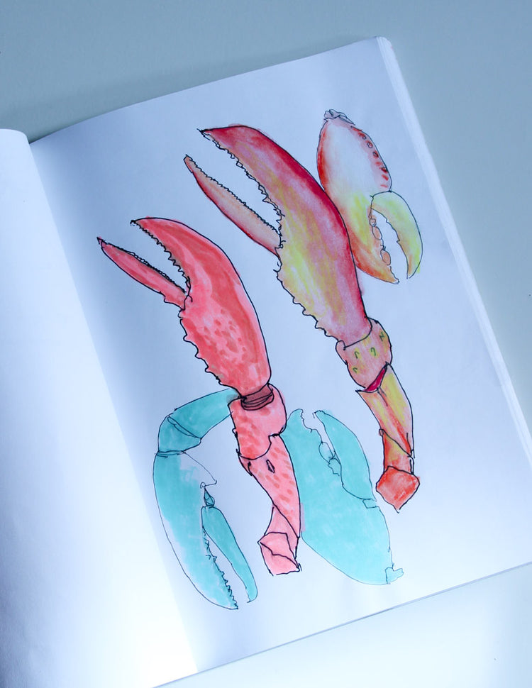 Carnet de croquis Mixed media
