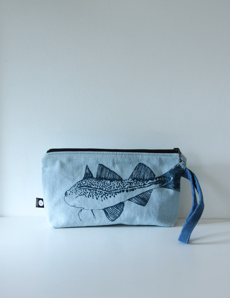 Pochette de rangement imprimé Morue