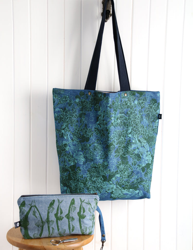 Sac fourre-tout motif marée basse