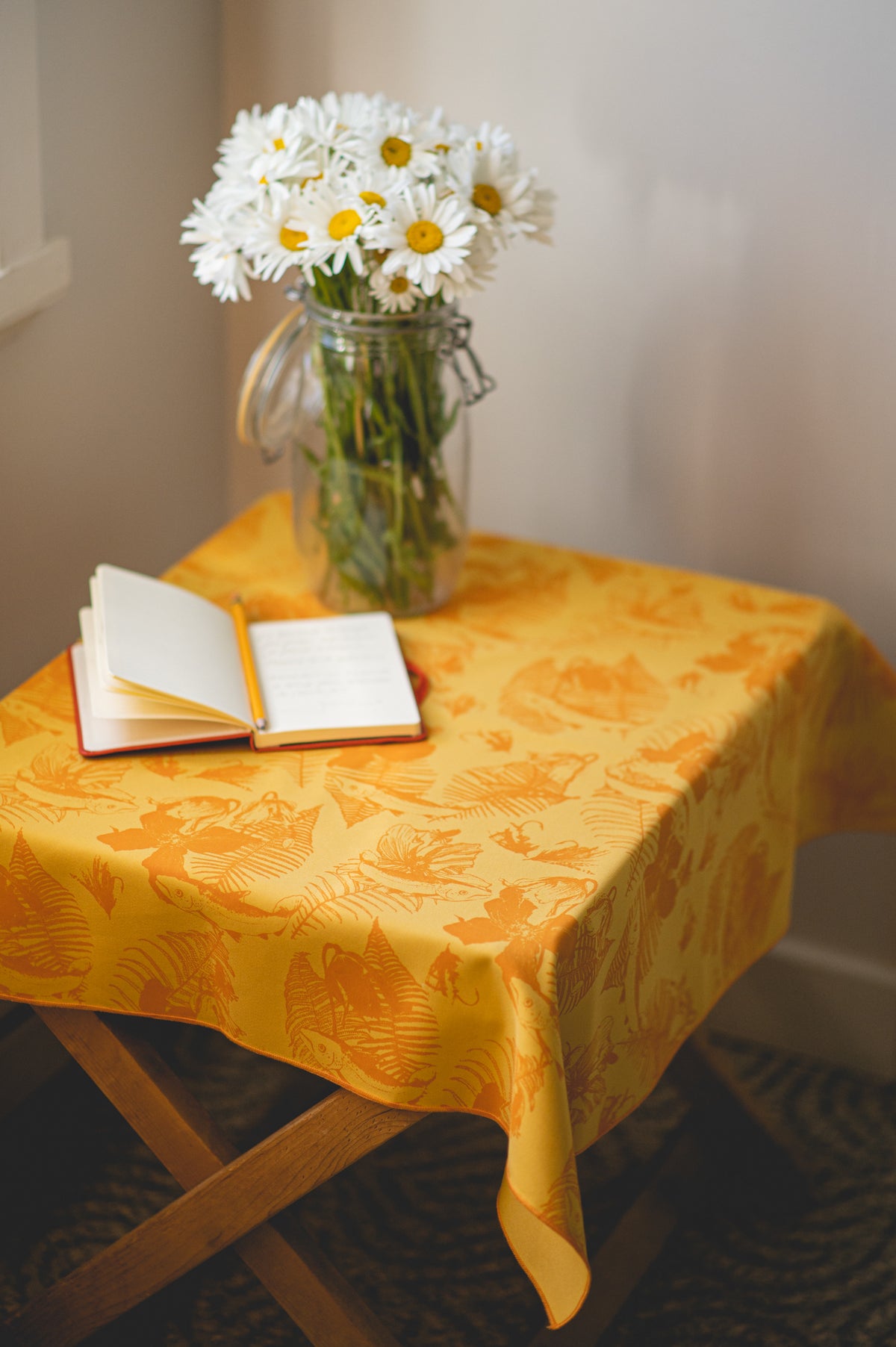 Furoshiki rose et jaune – 3 en 1